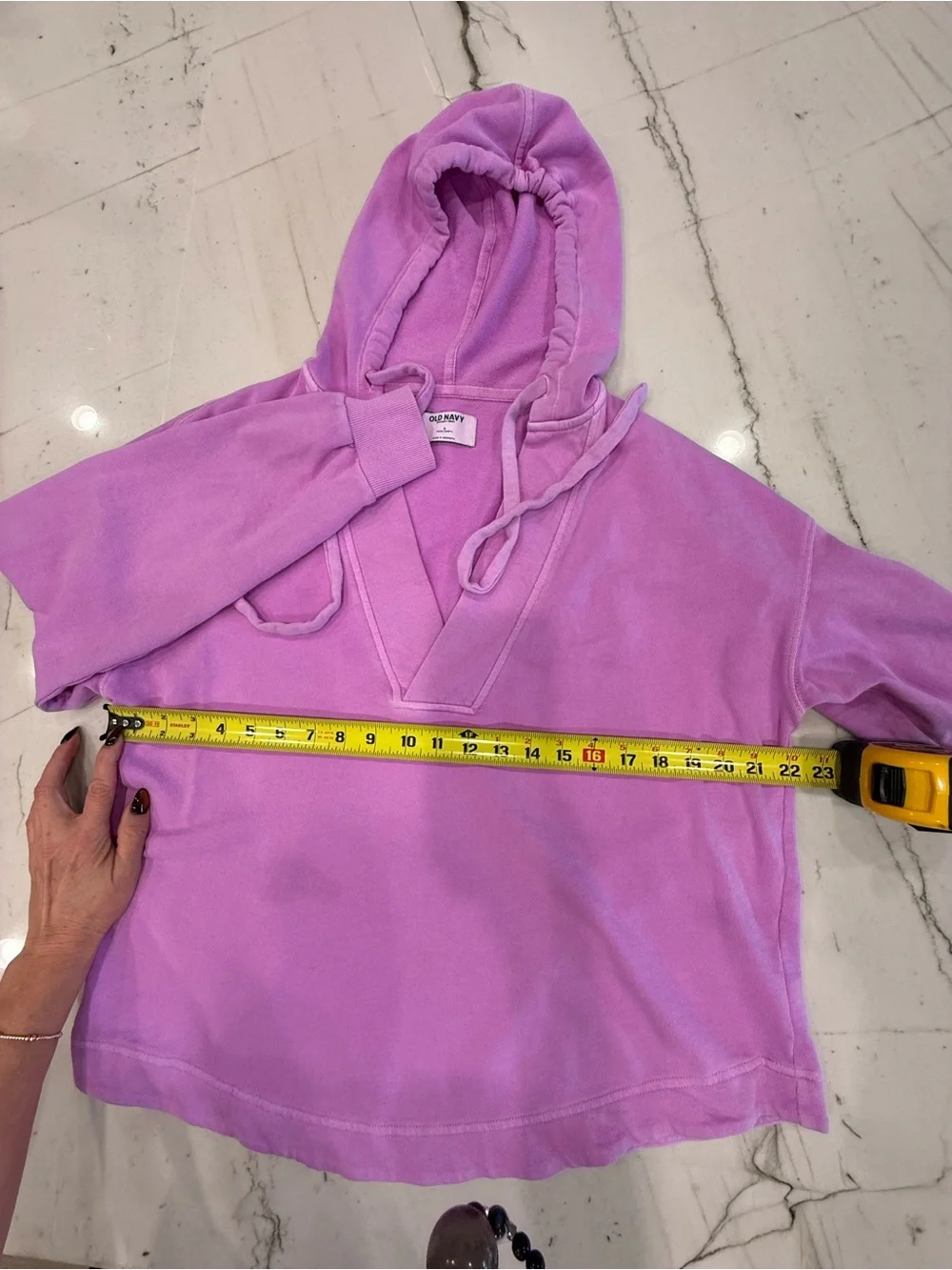 Old Navy Lavender V-Neck Hoodie and Matching Shorts